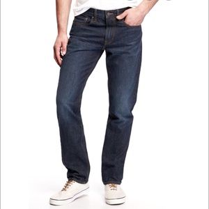 Old Navy Straight Fit Jeans Dark Wash